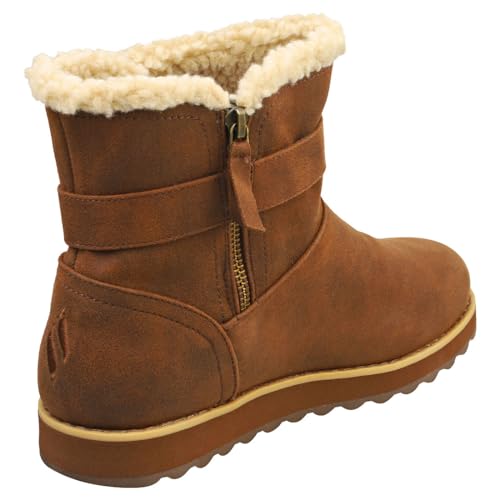 Skechers Skechers KEEPSAKES 2.0 VEGAN Womens Classic Boots in Chocolate - 3 UK, Chocolate Brown, 3 UK