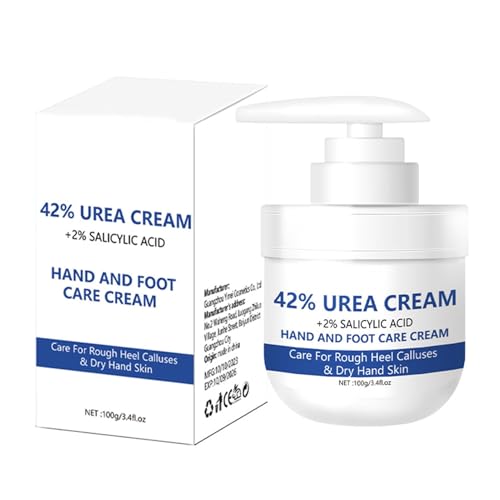 Crema Urea 42% per piedi e mani, crema per i piedi e le mani, crema per i piedi per la rimozione dei calli, crema idratante per la cura dei piedi, crema per le mani 42% urea e crema foot, crema