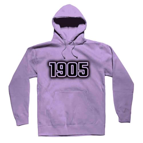 Hoodie 1905 Year Iris Lavender sweat à capuche violet unisexe