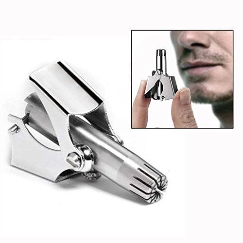 Preisvergleich Produktbild OFKPO Edelstahl Nasehaartrimmer Mit Verstellbarer Schraube