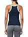 Lacoste Women's Rib Sport Tank Top, Navy Blue/White, 6