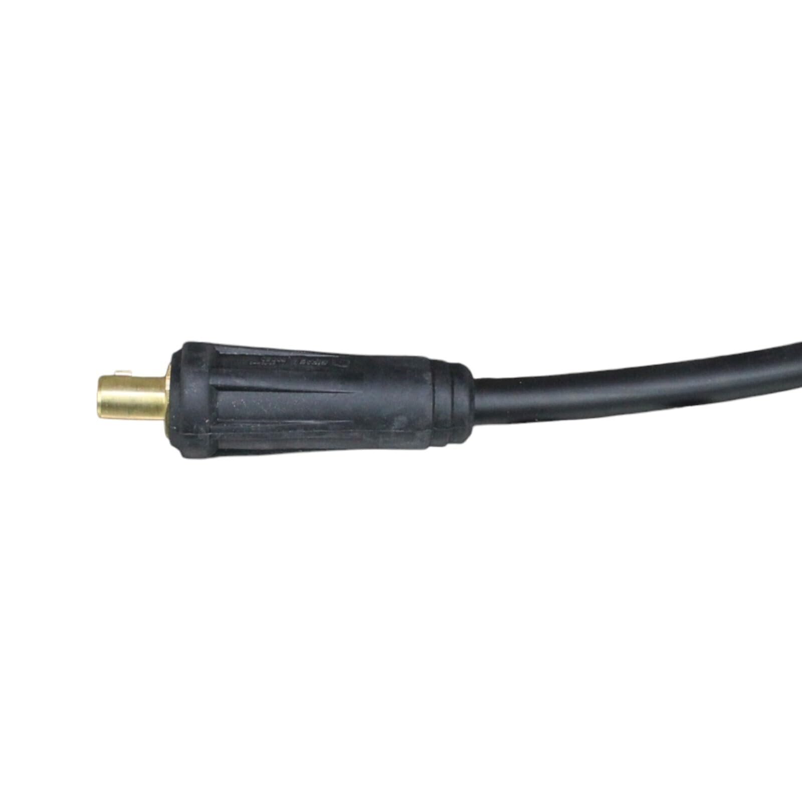 Cable de tierra para soldar HAR H01N2-D (4 m) 200 A o 400 A, terminal de tierra, tamaño: 50 mm², mandril de 13 mm