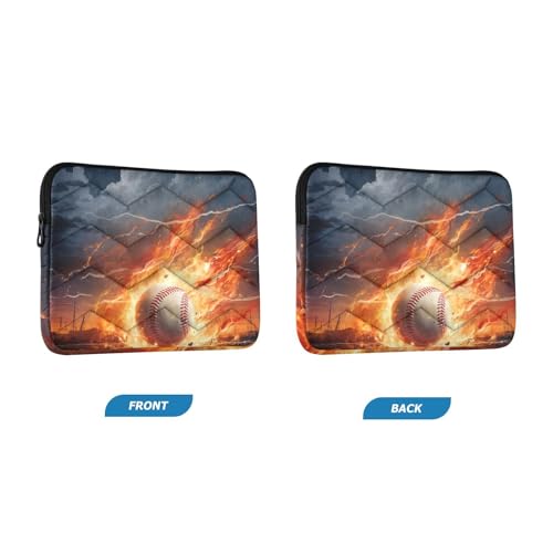 Funda para portátil Fire Baseball Lightning de 13-14 pulgadas miniatura 2