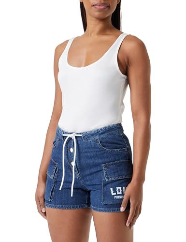 Pantalones Love Moschino Cortos con Bolsillos y Logotipo Marítimo