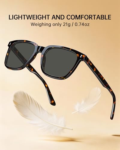 Image of STGATN Polarized Sunglasses for Men and Women, UV400 Protection Trendy Retro Sun Glasses for Driving Outdoor Hiking Fishing