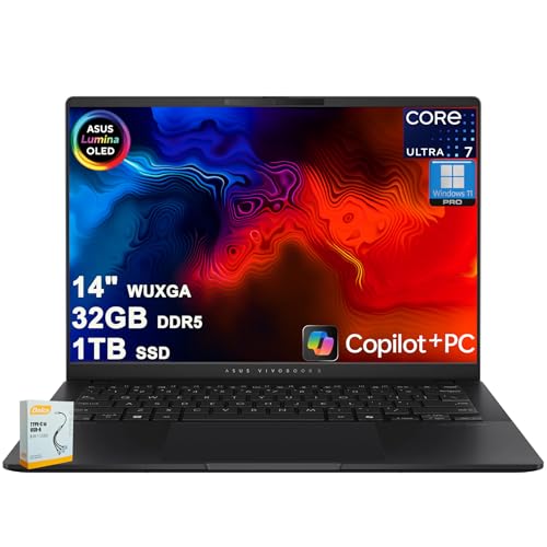 ASUS Vivobook S 14 Copilot+ AI PC Laptop |...