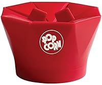 Chef'n PopTop Microwave Popcorn Popper (Cherry)
