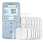 Med-Fit Professional Rechargeable Dual Channel Combined TENS & Muscle Stimulator - for Pain Relief, Muscle Re-Education, Relaxation, and Strengthening - Manual Adjustments & 32 Built-in Programmes