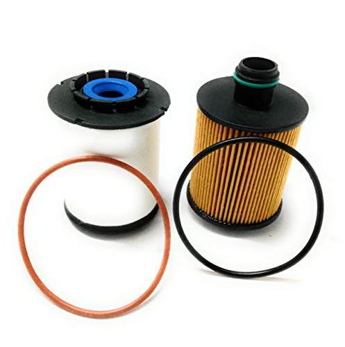 GOPINTH AUTOLINK Car engine oil filter+diesel filter set of 2 pcs compatible with beat diesel