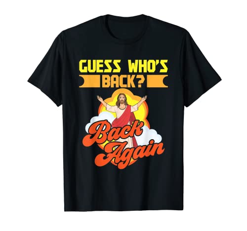 Vintage Guess Who Is Really Back? Christian Easter Day Camiseta