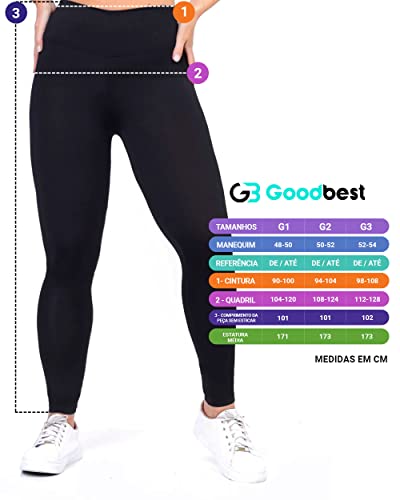 Calça Legging Plus Size G1, G2, G3 e G4 Suplex Fitness Academia Cintura Alta Feminino