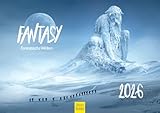 Edition Seidel Premium Calendar Fantasy Fantastic Worlds 2026 Format DIN A4 Wall Calendar Fantasy Worlds Science Fiction Infinity