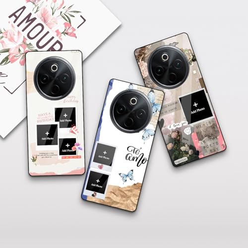 Image of COLORflow Back Cover Compatible with Vivo T4 5G / Y300 Pro 5G / iQOO Z10 5G | Photo Cover Customized | Shockproof TPU Bumper with Camera Protection Back Cover