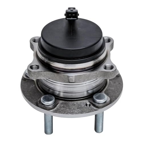 Image of Detroit Axle - 4pc FWD Rear Knuckles Kit for 2007-2009 Hyundai Santa Fe 2007-2012 Veracruz, 2008 Passenger and Driver Side Steering Knuckles Wheel Bearing Hubs Assembly Replacement
