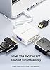 FOINNEX Adattatore da Mini DisplayPort a HDMI VGA DVI, convertitore Thunderbolt a VGA HDMI DVI, Microsoft Surface Pro 6 5 4 3 Mini DP adattatore per Mac, MacBook Pro, Air, Surface Book per monitor TV #1
