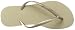 Havaianas Slim Chanclas Mujer, Oro (SandGrey/Light Golden), 37/38 EU