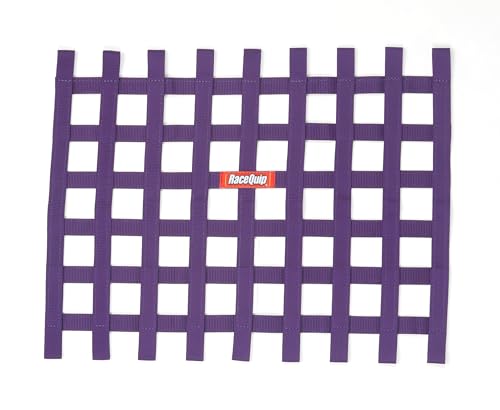 RaceQuip® 721055RQP Window Net 1 in Webbing - 24 x 18 in Rectangle - Purple