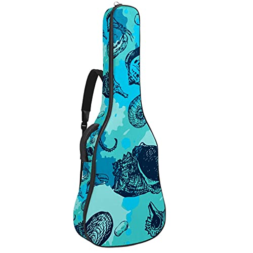Housse fermeture éclair imperméable pour guitare électrique folk et classique
