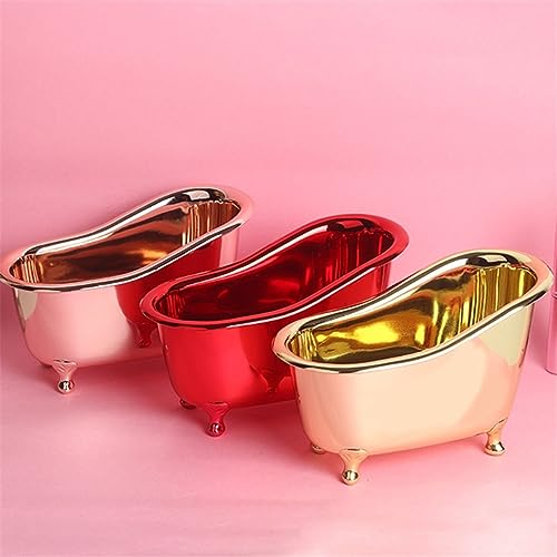 Cubo de champán mini dorado de diseño exclusivo en forma de bañera 6