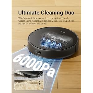DREAME D9 Max Gen 2 Robot Vacuum and Mop Combo, LDS Navigation, 6000Pa Strong Suction Power, 240mins Runtime, 2-in-1 Sweep and Mop, WiFi, APP, Voice Control DREAME D9 Max Gen 2 Robot Vacuum and Mop Combo LDS Navigation 6000Pa Strong Suction Power 240mins Runtime 2 in 1 Sweep and Mop WiFi APP Voice Control