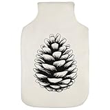 'Single Pine Cone ' Hot Water Bottle Cover (HW00039903)