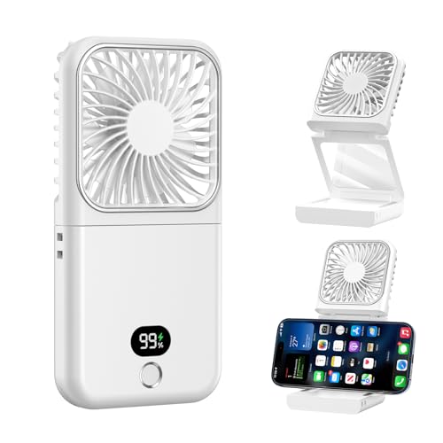 ViSSKO ハンディファン 首掛けタイプ 6in1