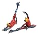 Set of 2 Assorted Green Tree Products Speckled Red Yoga Posing Tree Frogs