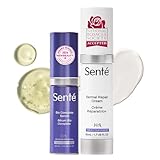 Senté The Repair Duo | Dermal Repair Facial Cream & Bio Complete Serum | Complete Nighttime Skincare Set for Sensitive Skin | Helps Improve Tone, Texture & Hydration | 1.0 Fl Oz & 1.7 Fl Oz