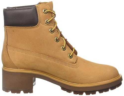 Timberland Kinsley Bota de caminhada feminina impermeável de 15 cm, Nobuck de trigo, 7.5