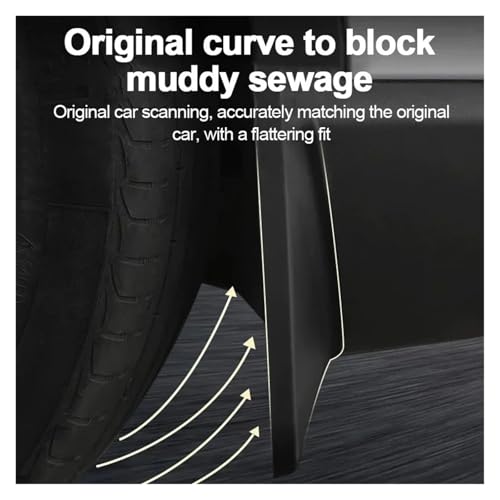 Guardabarros para Tesla Model 3 2017-2022 protector contra salpicaduras 6