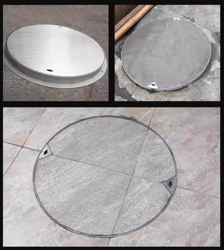 Couvercle de drain invisible et résistant aux intempéries pour allée - 8