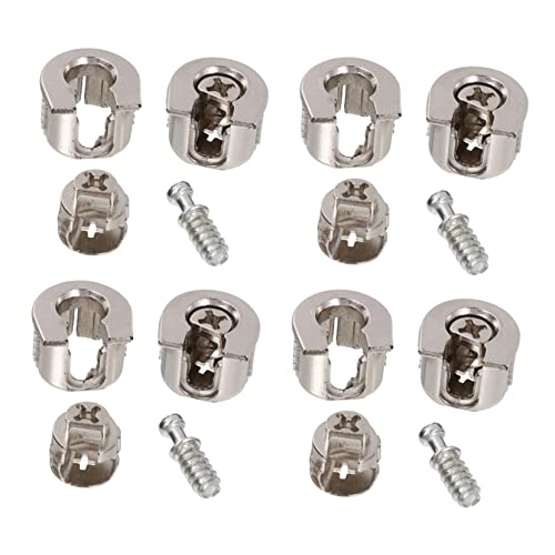 PRETYZOOM 10piezas Conectores Excéntricos Para Muebles Herrajes Robustos Conexión Estable