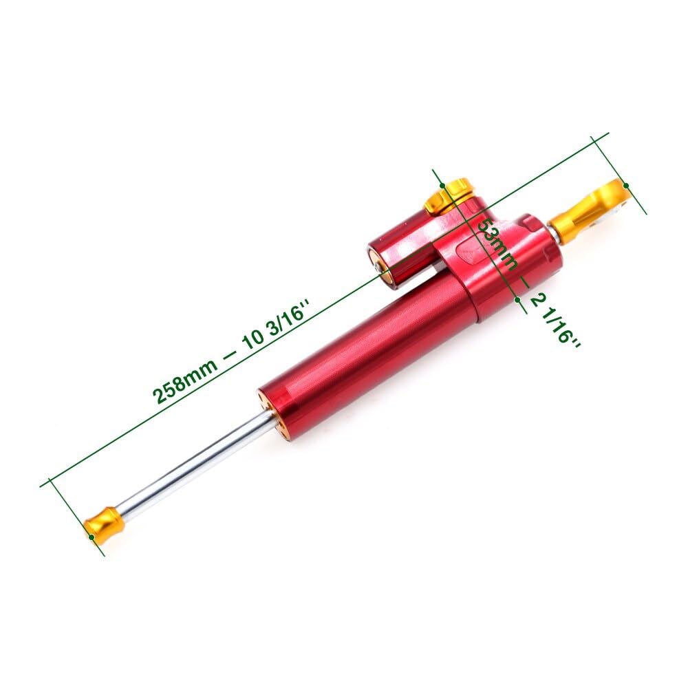 ZINSAN Dla KAWASAKI Dla Z750 Dla Z1000 Amortyzator Układu Kierowniczego Motocykla Rama Amortyzatora Amortyzacja Kierownica Stabilność Liniowy Amortyzator Montażowy Stabilizator tłumienia układu motocy