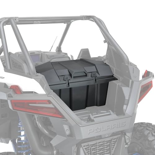 Polaris RZR Cargo Box 73 Quart for Specific Turbo R & R 4, Pro XP & XP 4 Models, Lock & Ride Technology, Waterproof Polypropylene, Easy Install, Storage Ideas for Food, Gear, Tools, Clothing - 2883751