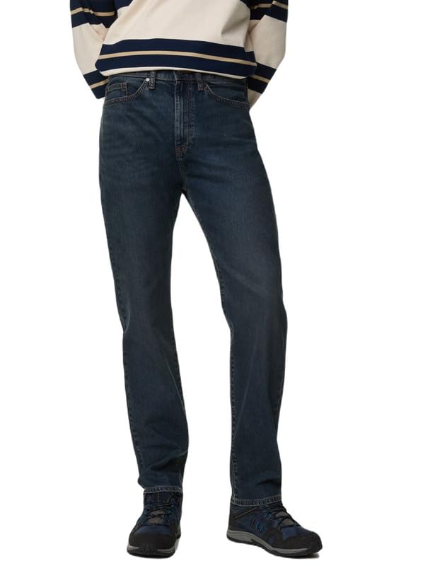 Image of Marks & Spencer Mens Light Wash Mid Rise Regular Fit Jeans