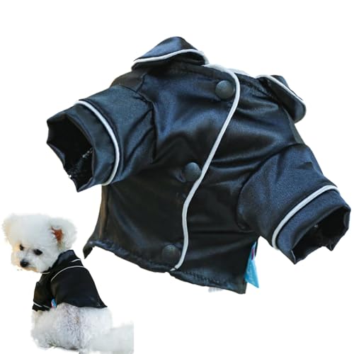 Pijama de Navidad para perros, camisetas para mascotas - Bulldog Chihuahua Pjs Ropa de salón | Traje de dos patas cómodo y transpirable para perros y gatos, pijamas para perros y gatos pequeños, Pyj