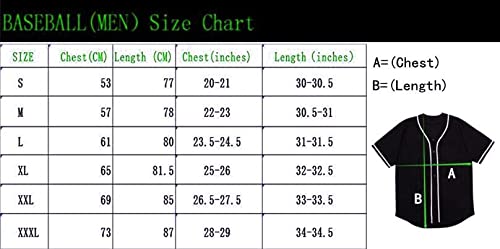 ZXCVB Men's Fashion Legend 8 24 Baseball Jersey 90s Hip Hop Stitched Sports Fan Shirts Clothing for Party (Blue, S) - Thumbnail 4