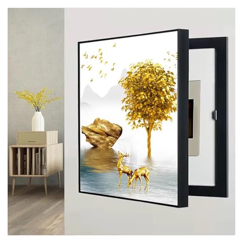 Boîte de compteur électrique décorative pour une entrée accueillante