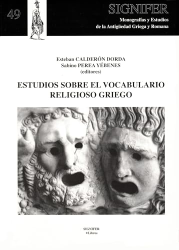 Portada de Estudios sobre el Vocabulario Religioso Griego