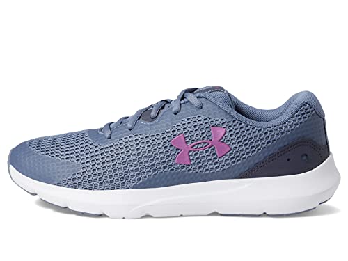 Image of Under Armour Surge 3 Sneakers for Women - Breathable Mesh Upper and Lace up Closure, Sturdy and Durable Shoes