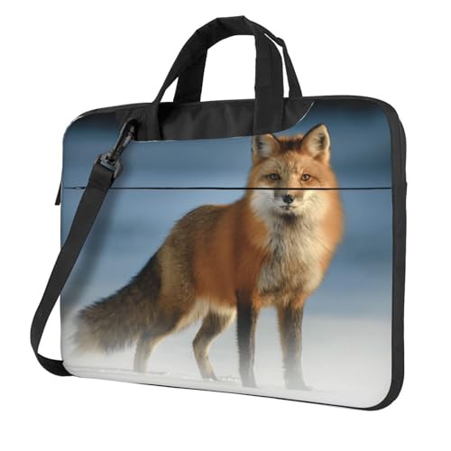 Sac ordinateur portable antichoc imprimé animal sauvage élimine l'électricité statique hivernale
