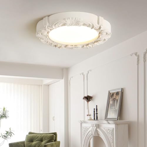 Plafonnier LED dimmable rond blanc moderne pour cuisine