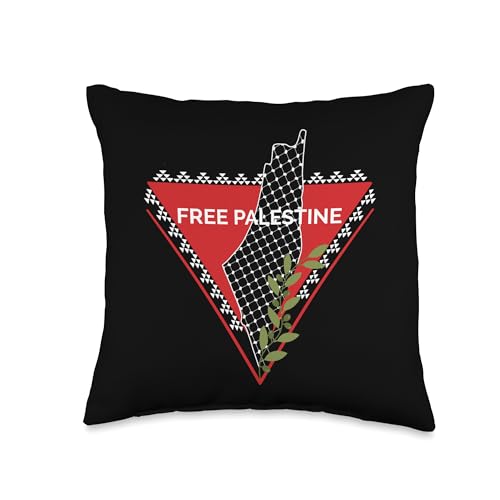 Free Palestine Gaza Map Pillow