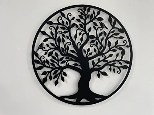DEKADRON Metal Wall Art - Tree of Life - Family Tree Metal Wall Decor Home Office Decoration Bedroom Living Room Décor (28" W x 28" H / 72x72cm) - Image 6