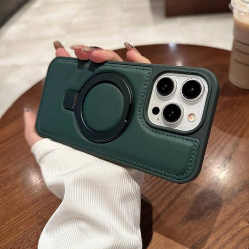 Coque cuir PU pour iPhone 12 Pro Max idéale pour regarder vos vidéos avec l'anneau support