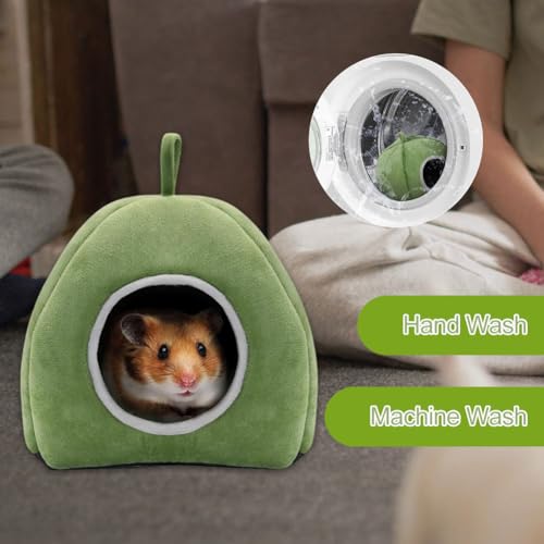 Meerschweinchen Bett, Meerschweinchen Haus, Kuschelhöhle für Hamster, Kuschelig Winter Kaninchen Haus, Gemütliches Kleintierbetten für Hamster Kaninchen Igel Chinchilla Bartagamen und Frettchen
