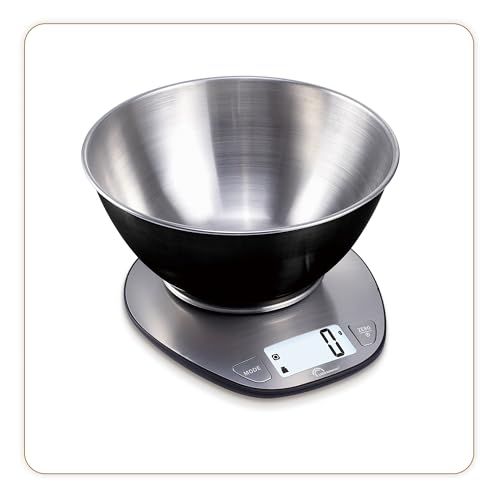 Báscula de cocina electrónica Little Balance ideal para repostería con cuenco medidor de 1,8 litros