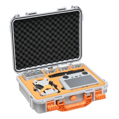 keketoha Hard Case for DJI Mini 3 Pro/3/Mini 4 Pro, Waterproof Pressure Resistant Carrying Case Accessories - Fits Latest for DJI RC 2/RC (Only Case)