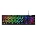 Price comparison product image HyperX Alloy Origins  Mechanical Gaming Keyboard  SoftwareControlled Light & Macro Customization  Compact Form Factor  Linear Switch  HyperX Blue  RGB LED Backlit US QWERTY