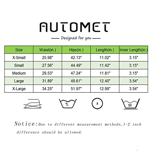 AUTOMET Womens High Waisted Athletic Shorts Elastic Casual Summer Running Shorts Quick Dry Gym Workout Shorts - Image 6